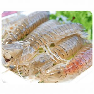 Mantis shrimp (grilled, steamed, fried mantis shrimp with garlic with lard)